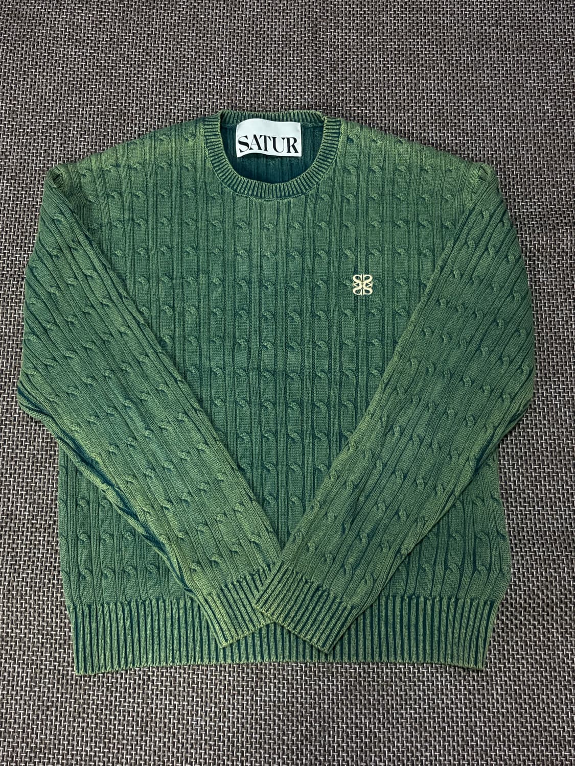 세터 다이드 케이블 니트 상품이미지2