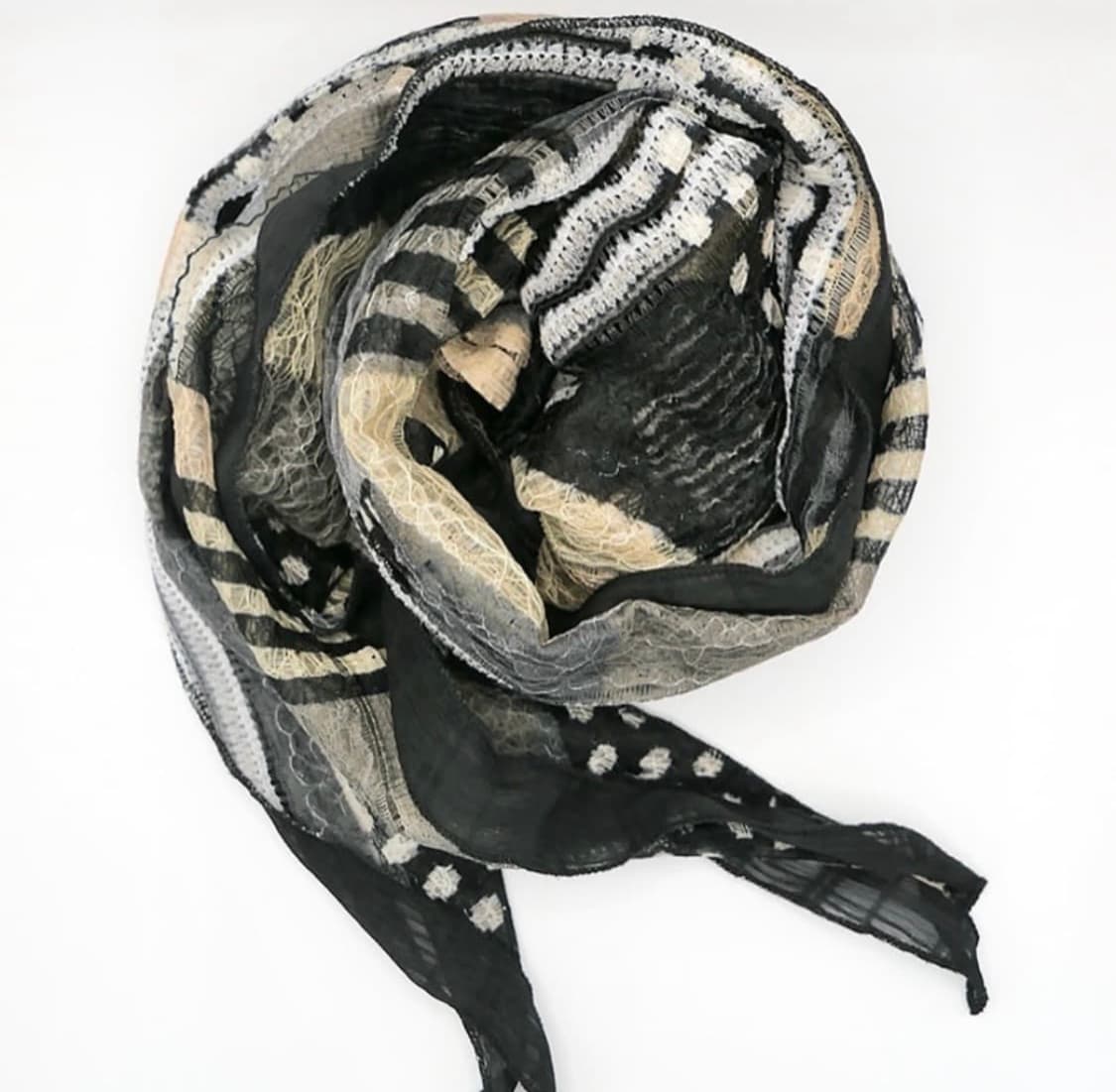 코이세이오 스카프 블랙+사은품 노트 상품이미지1