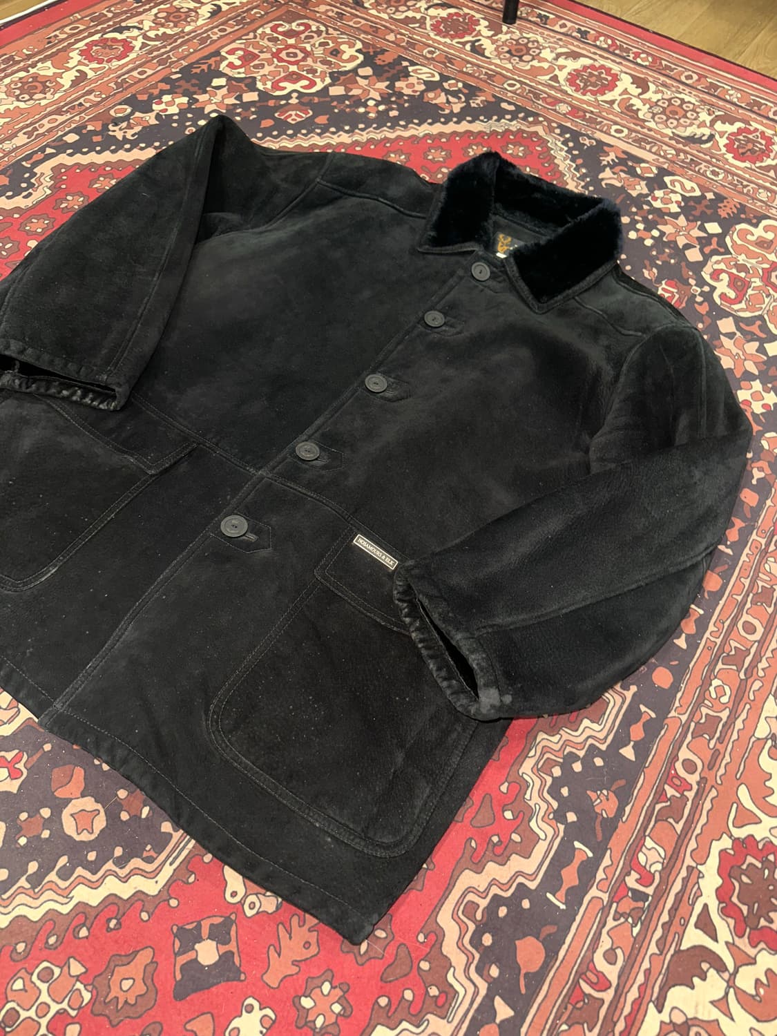 ( XL-2XL ) 가죽코트 가죽카코트 세무자켓 빈티지가죽 오버핏가죽 상품이미지5