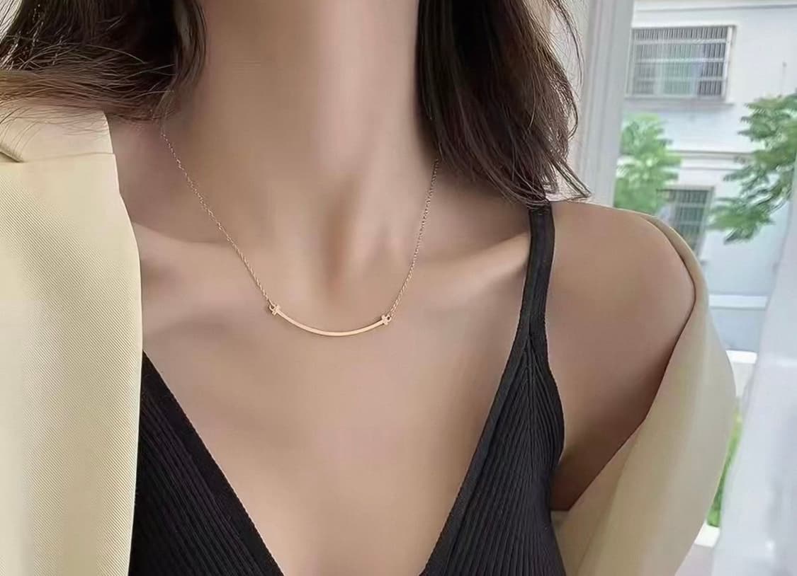 티파니앤코 스마일 팬던트 목걸이 골드 상품이미지3