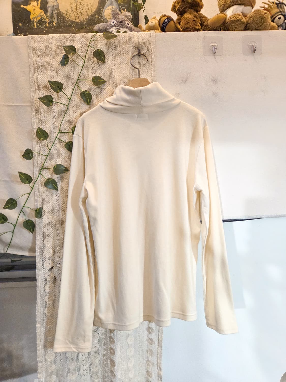 아이보리 목폴라 슬리브 상품이미지4