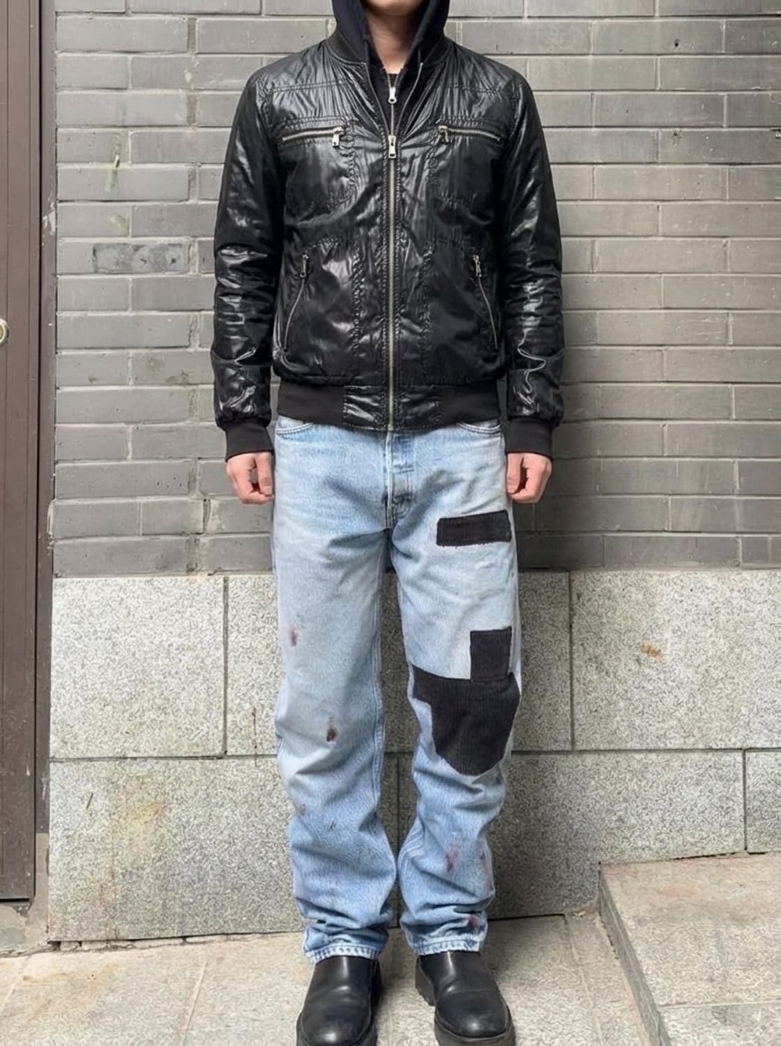 돌체앤가바나 나일론 4포켓 집업 바이커 바람막이자켓 상품이미지2