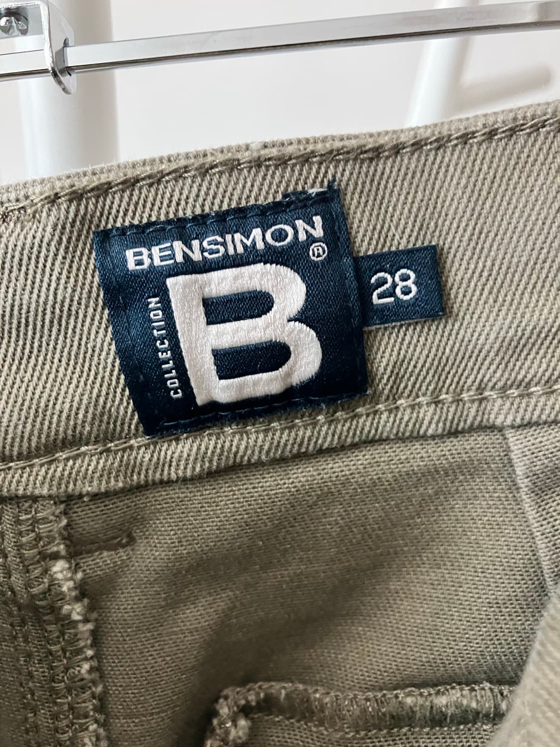 BENSIMON 벤시몽 카키 와이드팬츠 28인치 상품이미지6