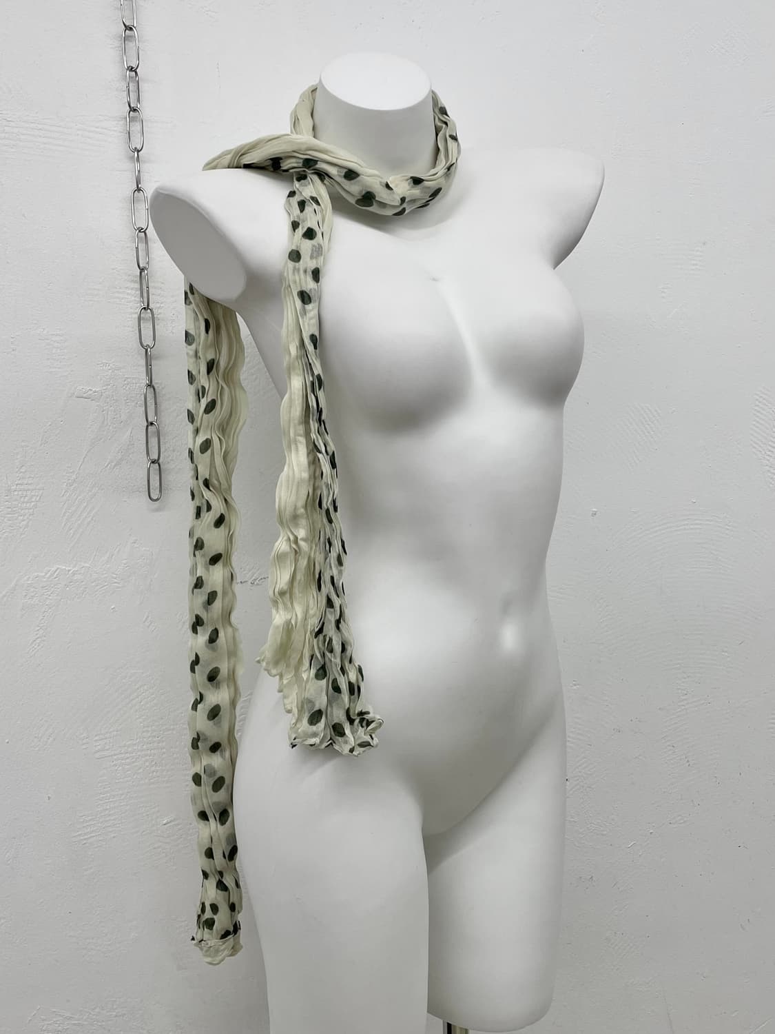 너드모리 도트 배색 머플러  상품이미지2