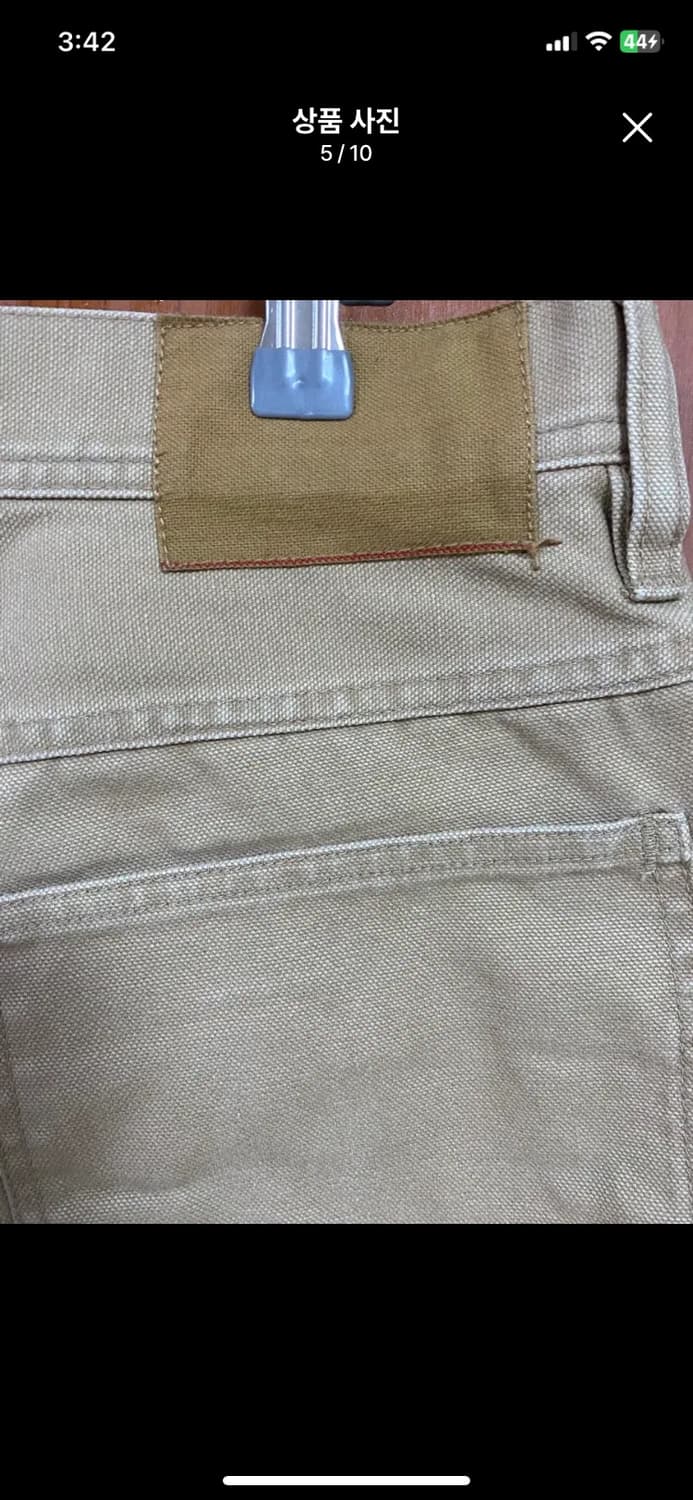 [WALLACE] 월레스앤번즈 덕 캔버스 워크팬츠 32사이즈 상품이미지5