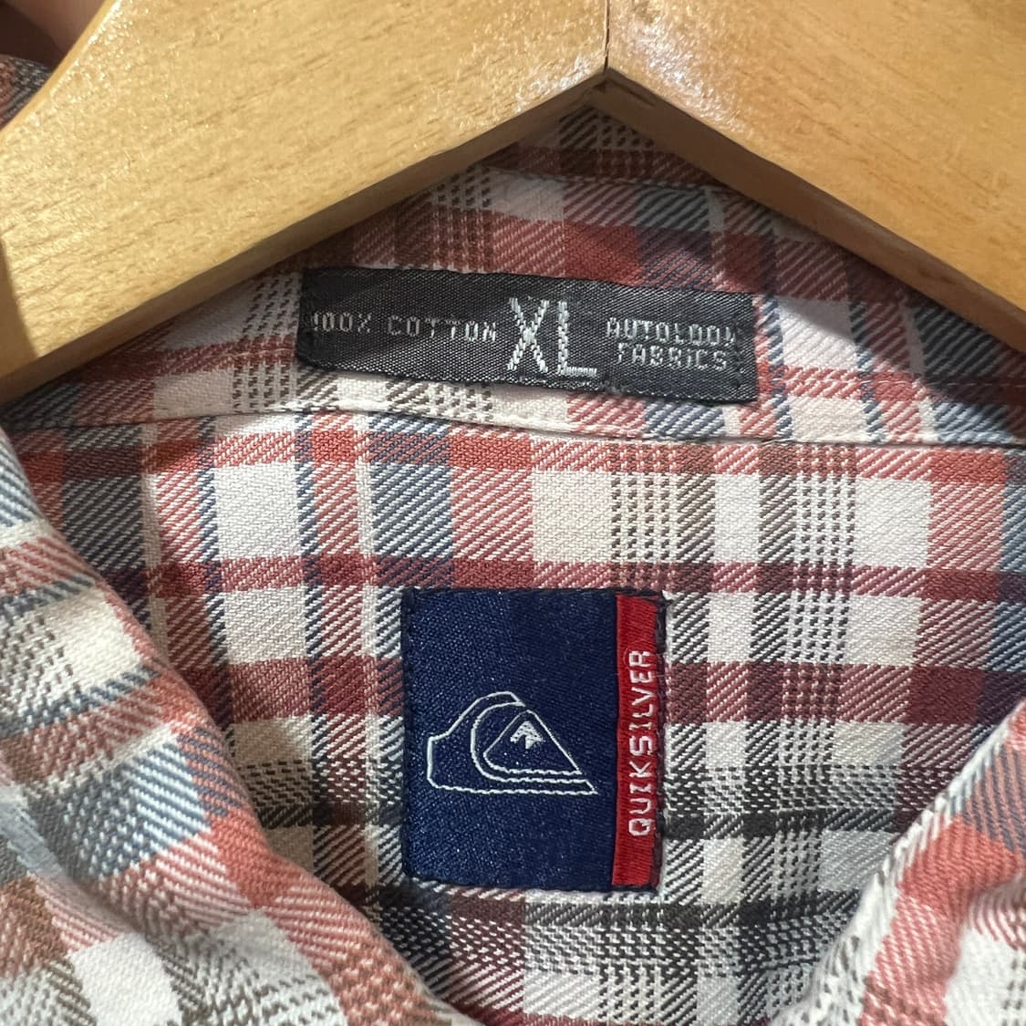 (XL)퀵실버 체크셔츠 상품이미지3