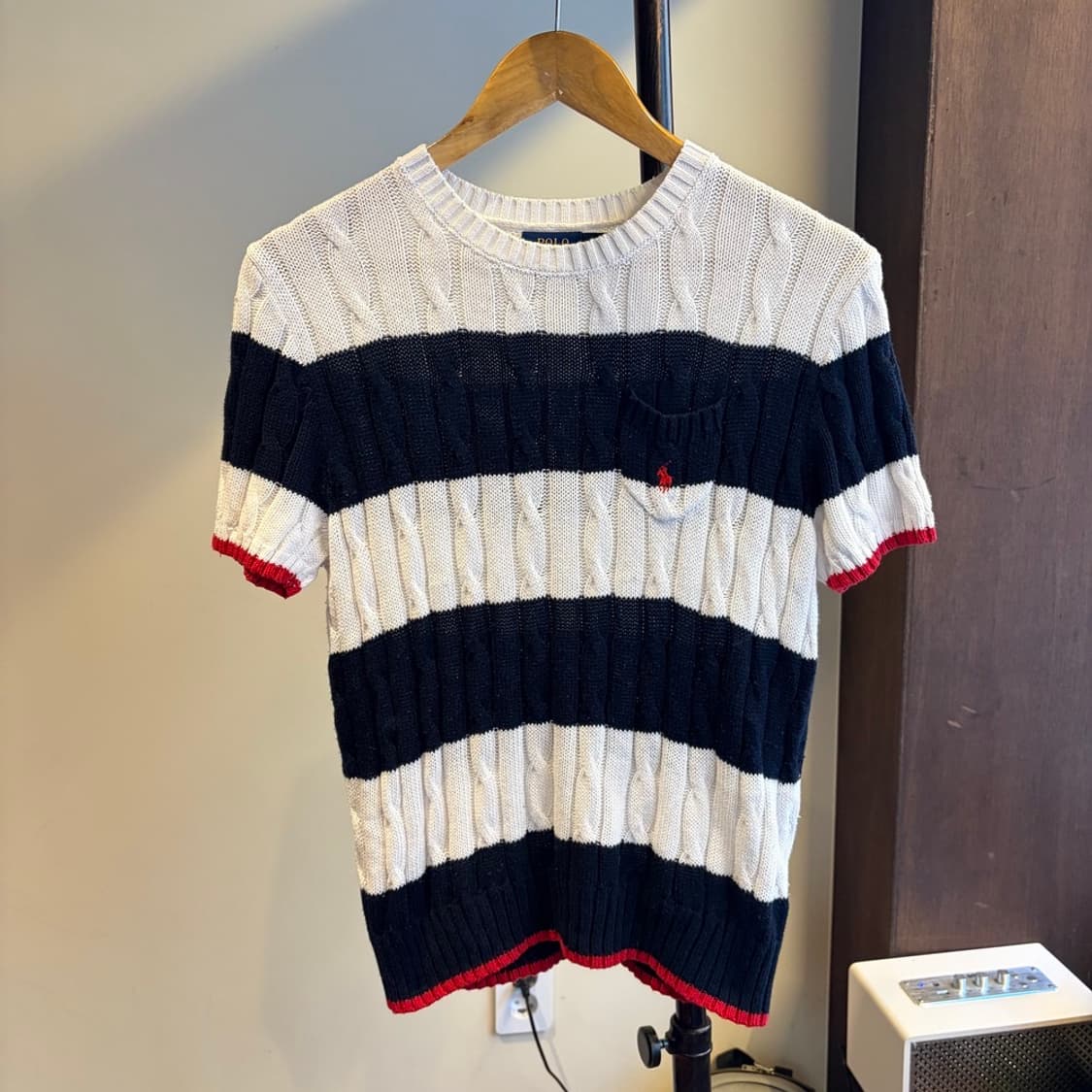 15196 - 폴로 랄프로렌 케이블 반팔 니트 (피마 코튼) 상품이미지2