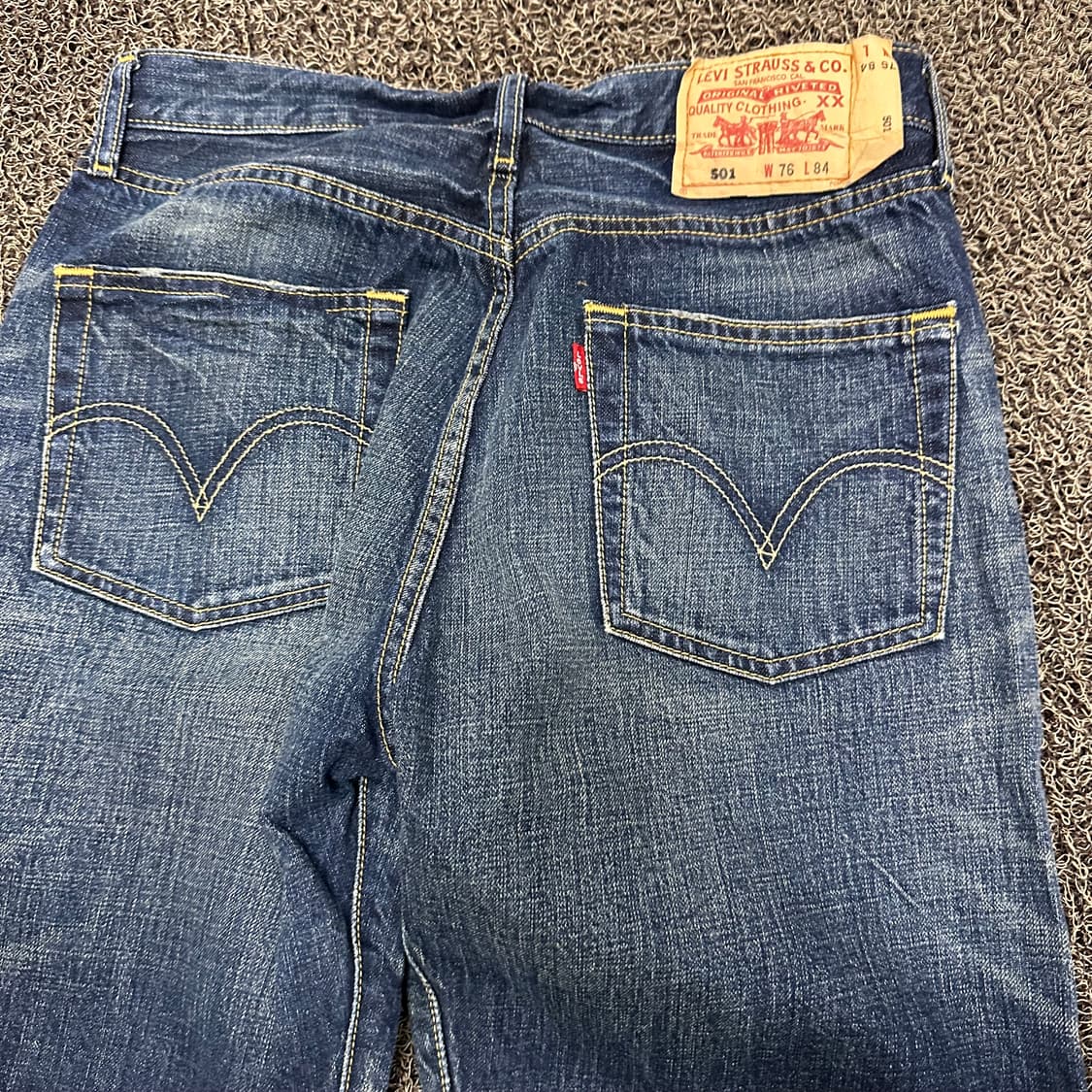리바이스 501 데님 워싱진 청바지 30인치 상품이미지7