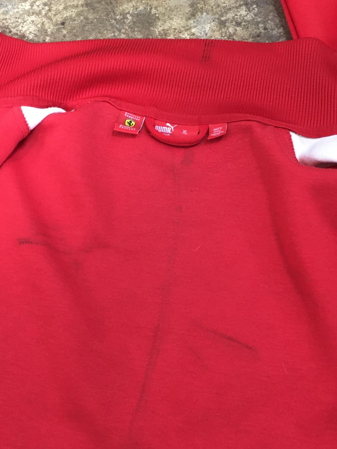 푸마 페라리 올드스쿨 져지 레드 XL 상품이미지9