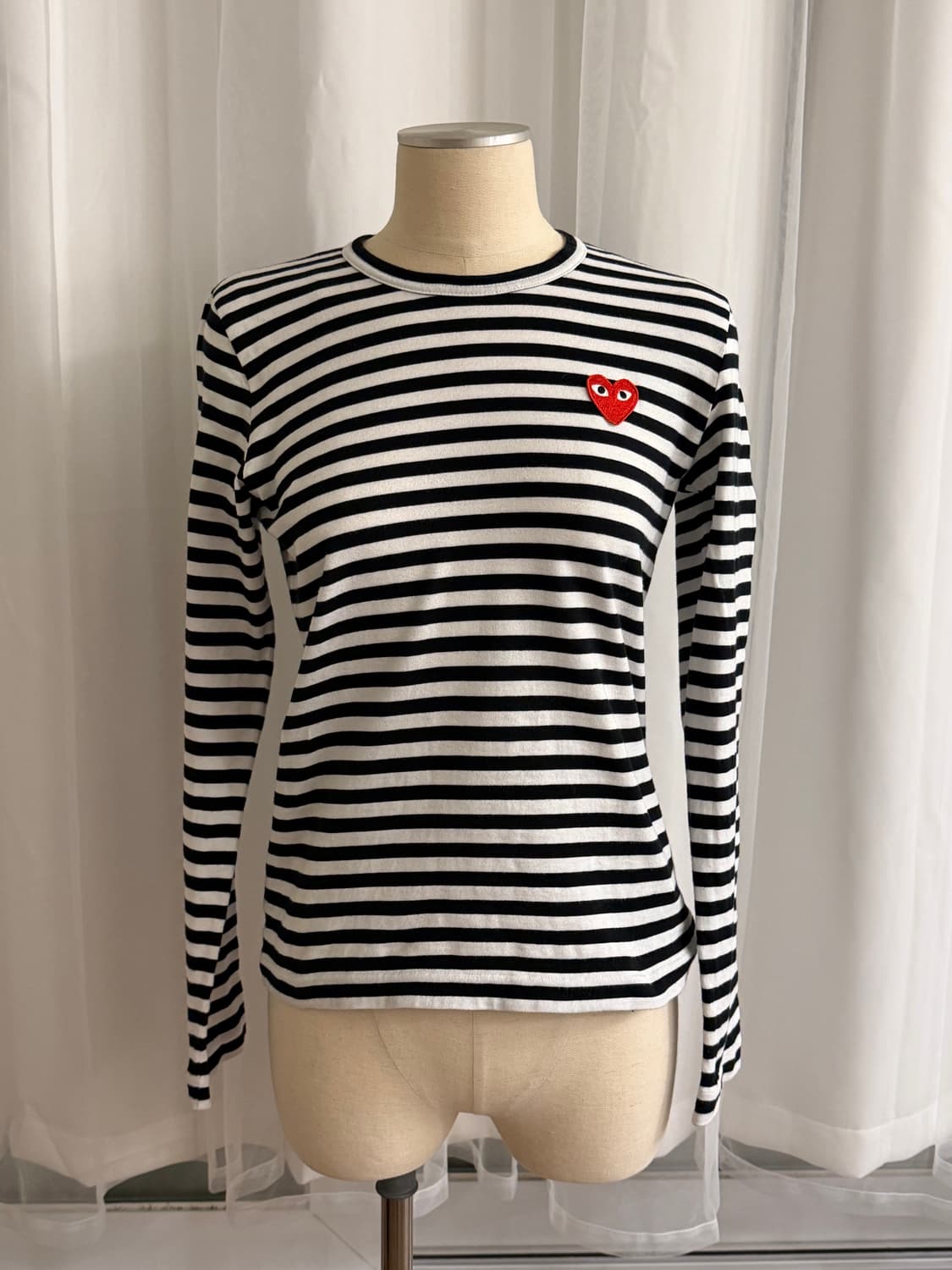 꼼데가르송 스트라이프 긴팔 상품이미지1