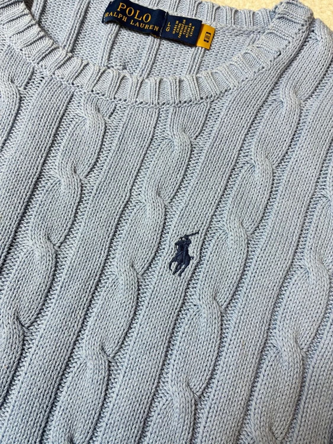 폴로 랄프로렌 큐알 신형 우먼스 반팔 니트 PN7462 상품이미지3