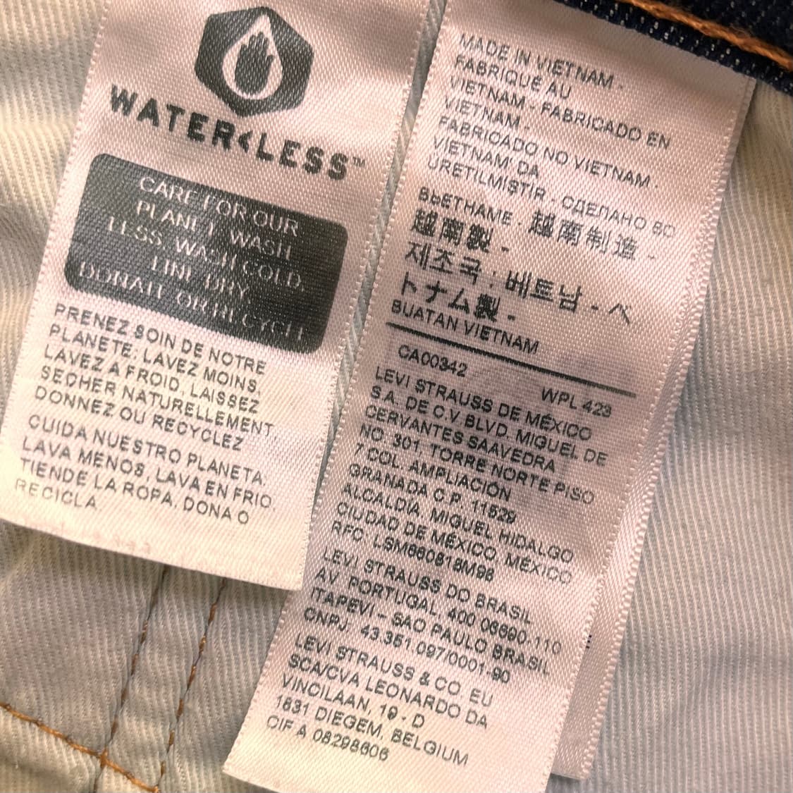 리바이스 502 빅E 데님팬츠 W34 L32 상품이미지5