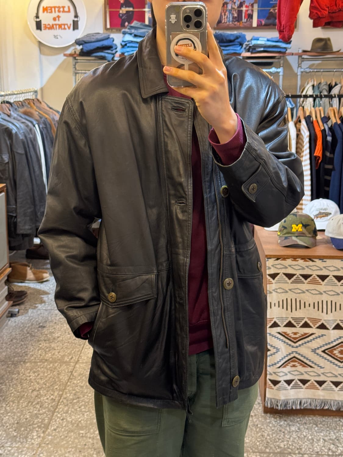 빈티지 램스킨 카코트(O64) 상품이미지2