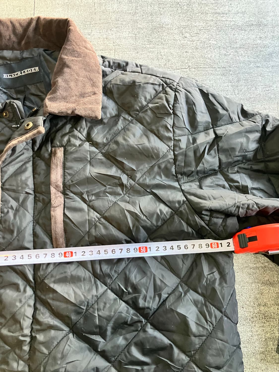 일본빈티지 Blackleder 올드스쿨아메카지 혁오풍 원포켓 퀄팅자켓 상품이미지2