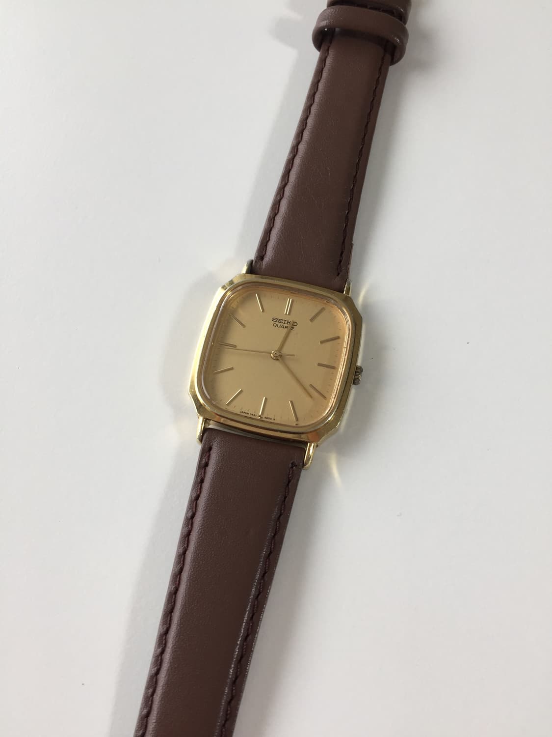 80s seiko chariot square gold quartz 상품이미지9