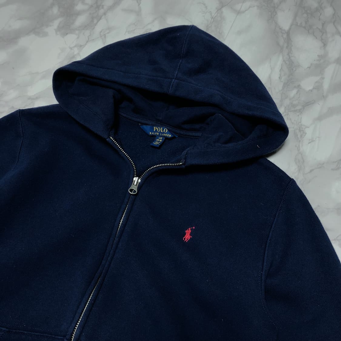 폴로 랄프로렌 네이비 후드집업 자켓 상태굿 상품이미지2