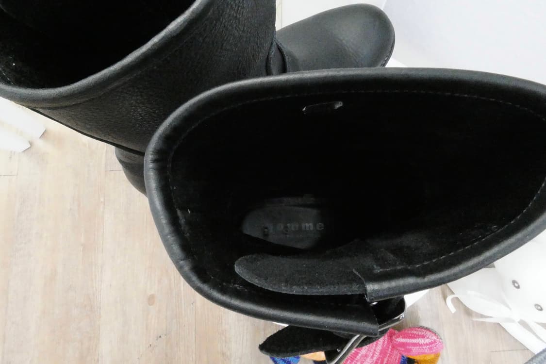 GOMME 고무 카우레더 엔지니어 부츠 상품이미지8