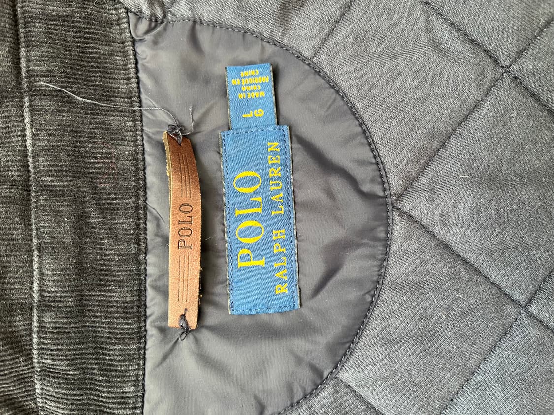 폴로 랄프로렌 퀼팅 자켓 네이비 L 상품이미지7