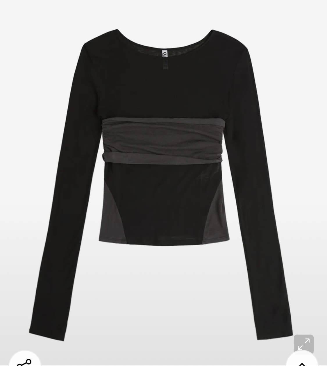오호스 Tube Top Layered T-shirt 튜브탑 레이어드 티 상품이미지1