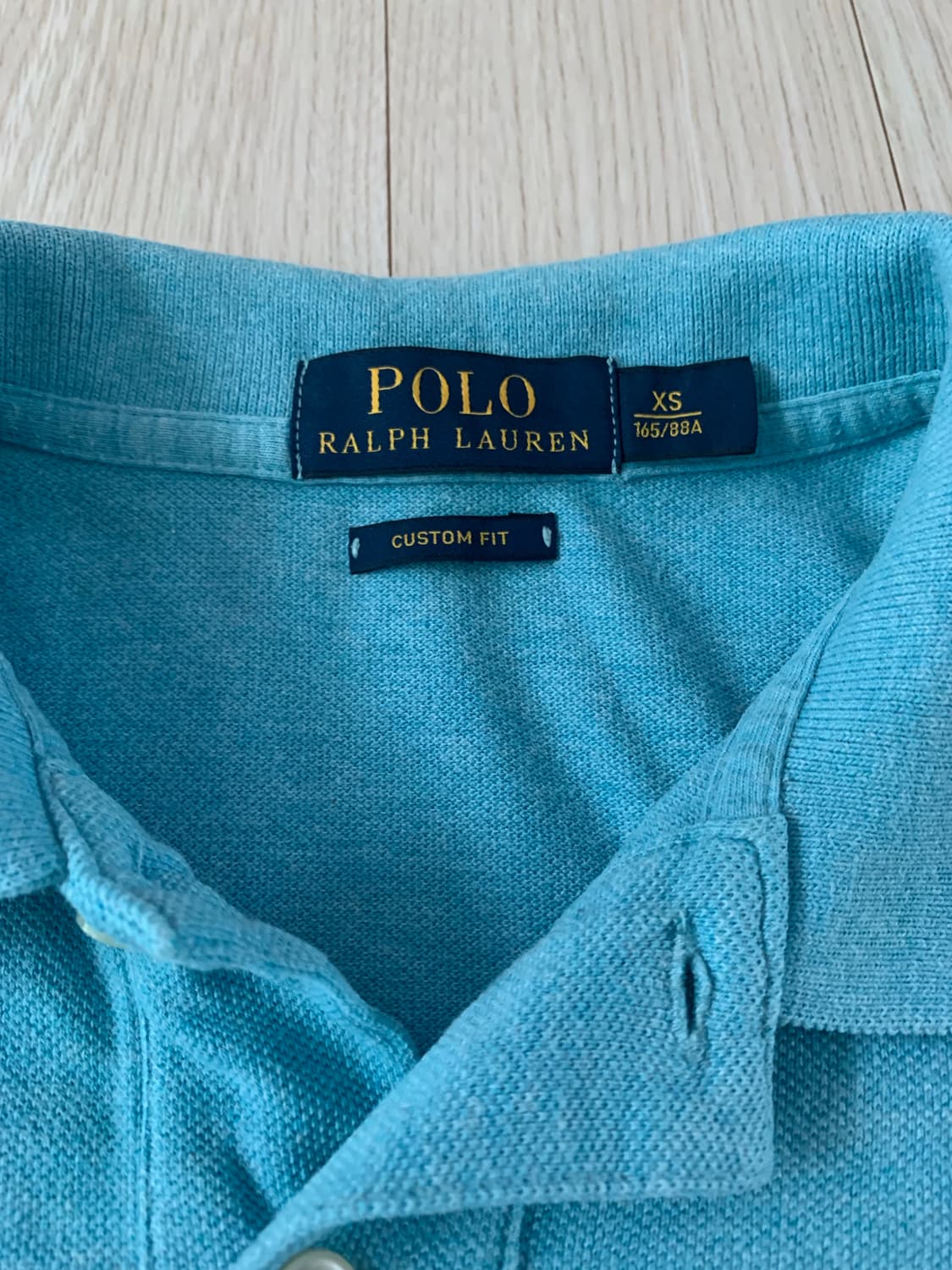 폴로 랄프로렌 하늘색 반팔 폴로셔츠 상품이미지3