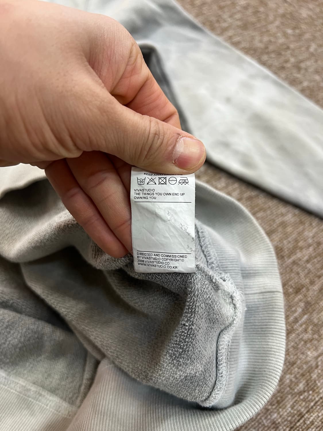 비바스튜디오 타이다이 맨투맨 M 상품이미지6