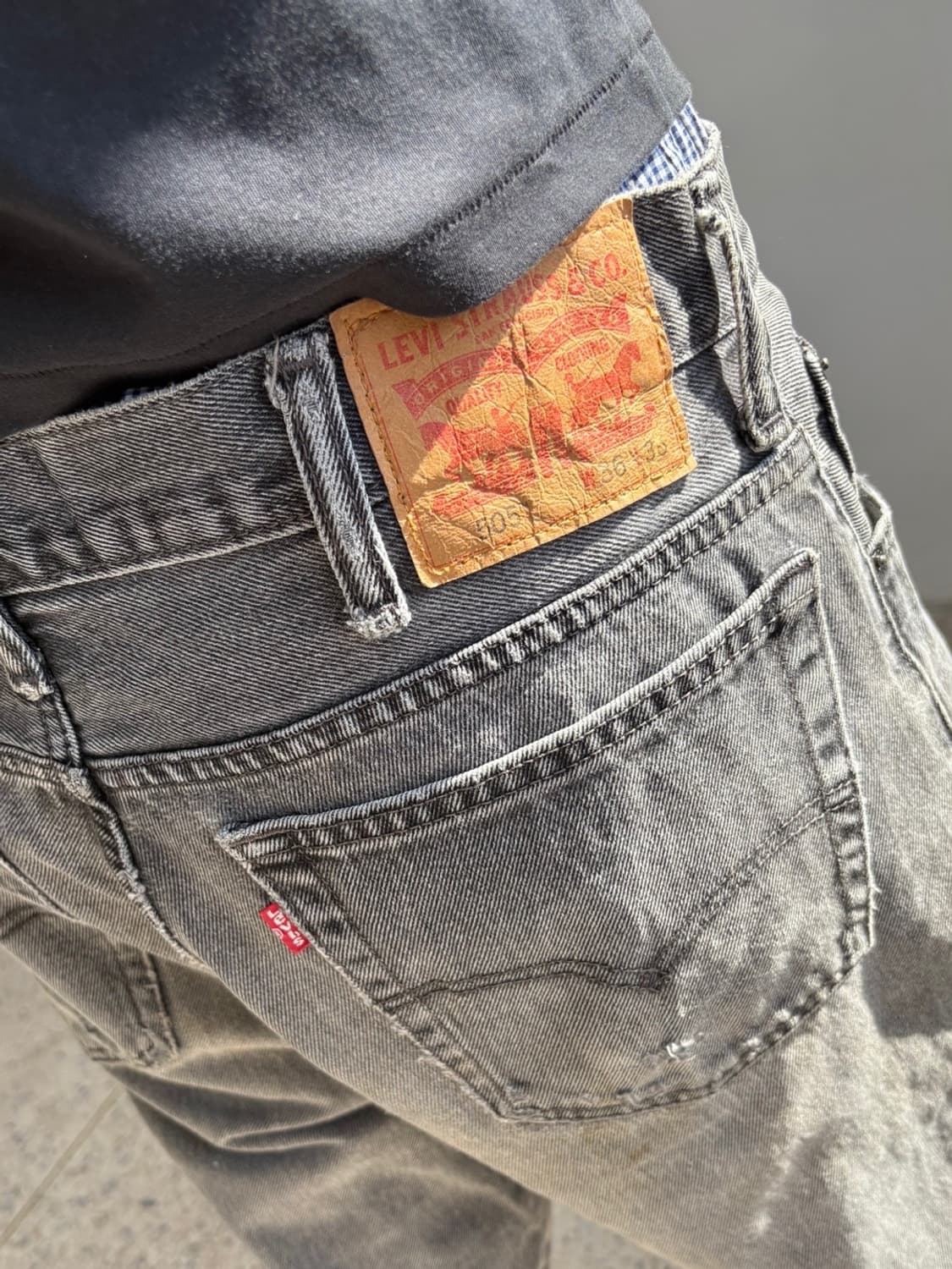 리바이스 505 흑청 상품이미지4