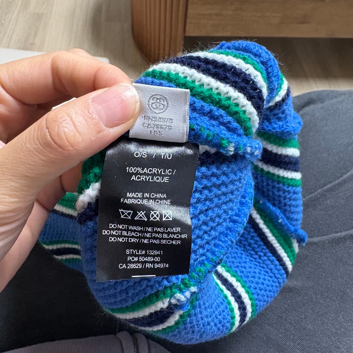 STUSSY VERTICAL STRIPE CUFF BEANIE  상품이미지5