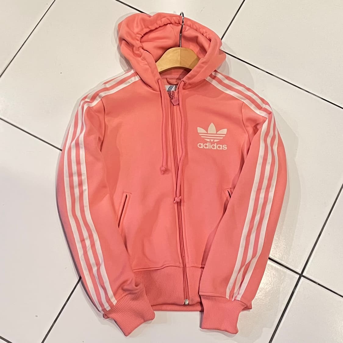 아디다스 딸기우유 핑크 후드져지 상품이미지1