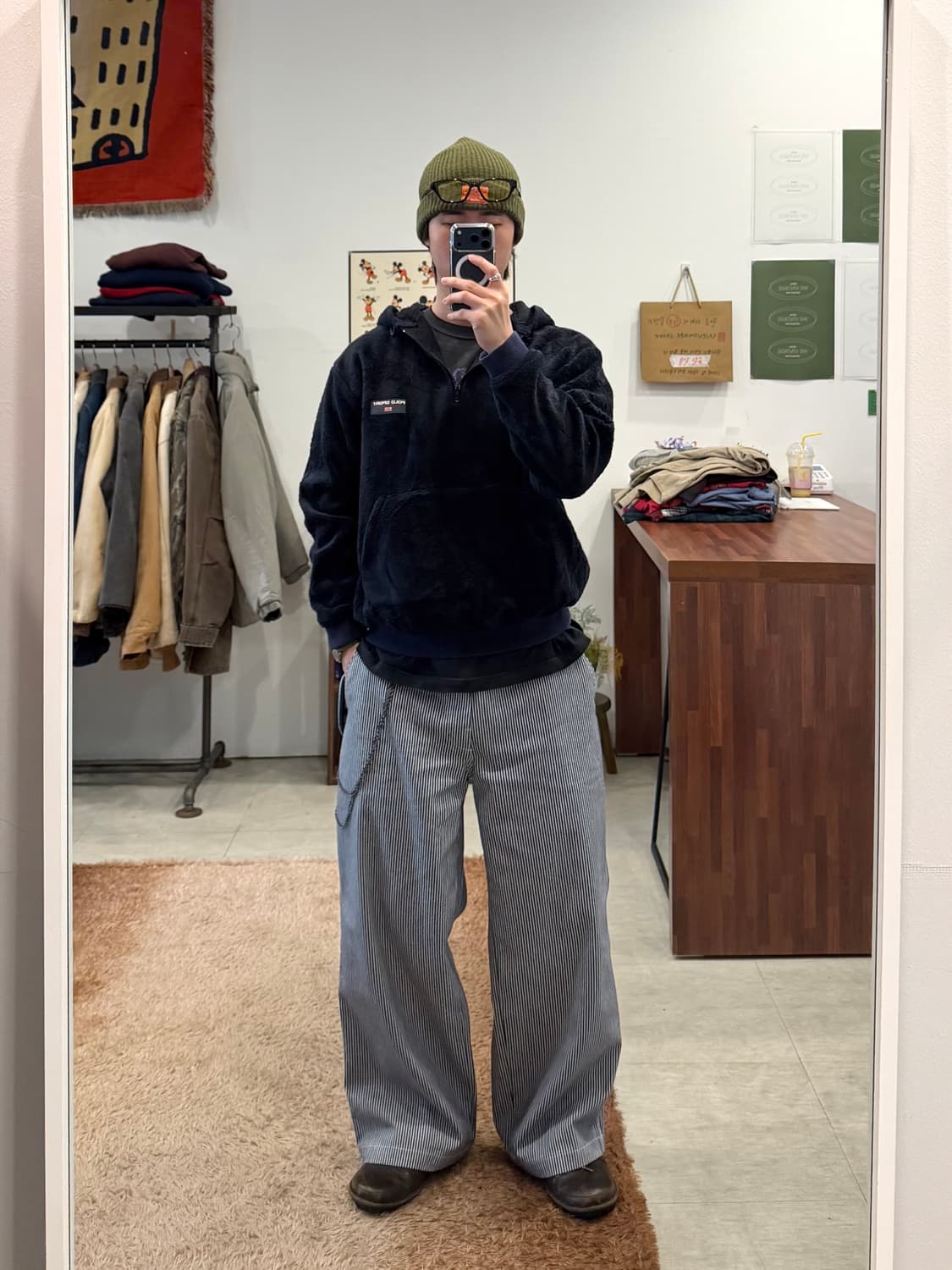 90s Polo Sport 폴로 스포츠 플리스 풀오버 후드 (USA) 상품이미지2