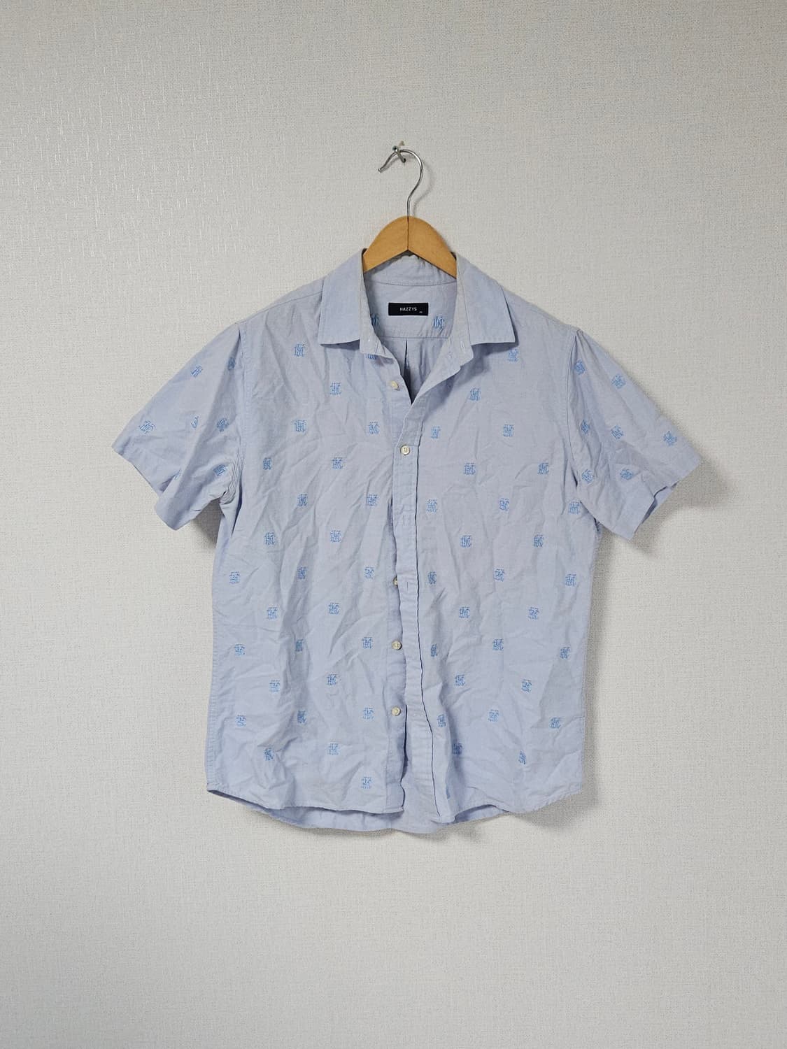 헤지스 프리미엄 린넨 반팔셔츠 골프 남성 105 상품이미지1