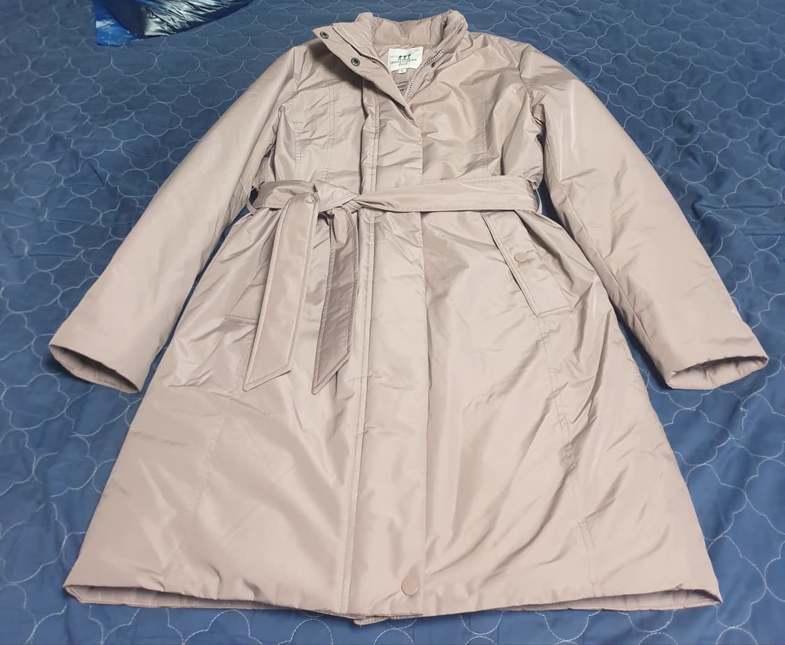 헨리코튼 우먼스 구스다운 패디드 로브 코트 (M) 상품이미지2