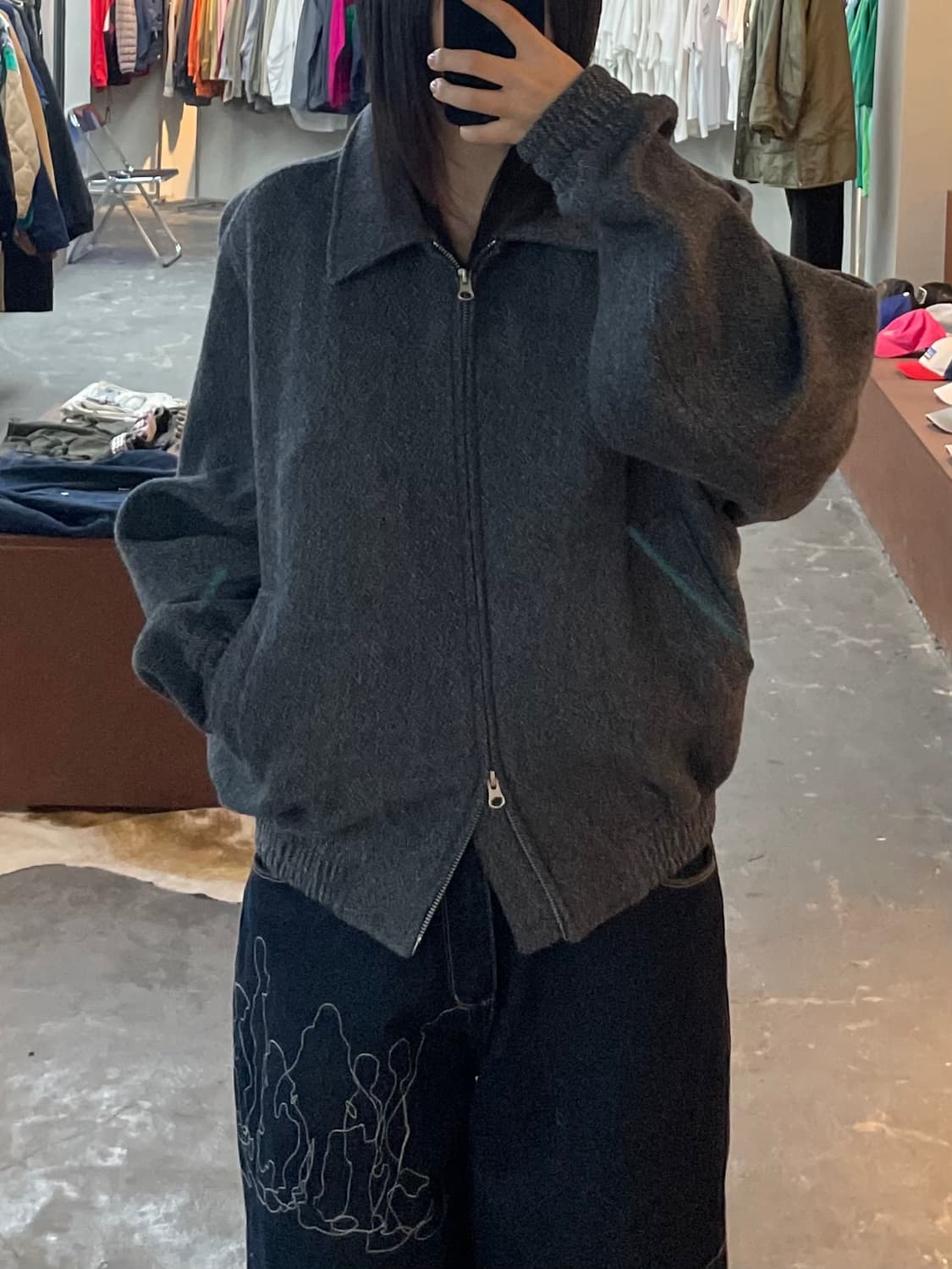 쿠어 버진 울 투웨이 블루종 자켓 H2105 상품이미지1