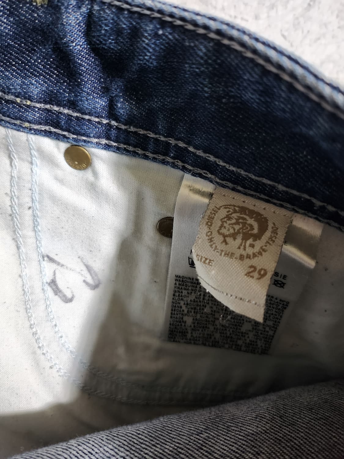 디젤 워싱 데님 팬츠 (29-30) 상품이미지9