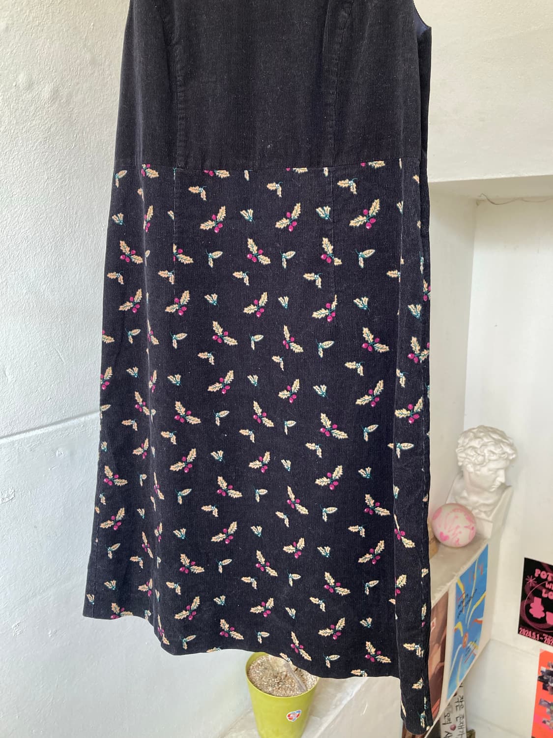 골덴 나시 패턴 원피스 상품이미지3