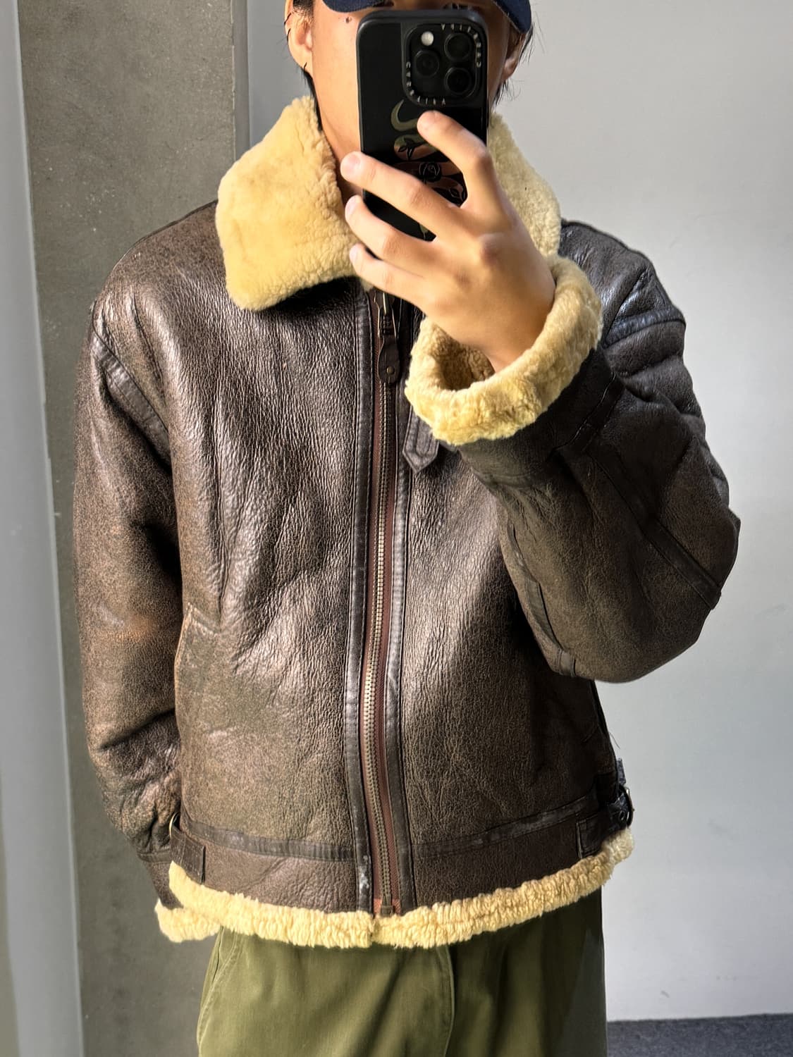 플라잉 스코츠맨 90’s U.S.A.F Type B-3 무스탕 상품이미지1