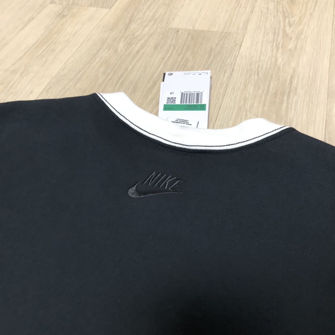 (XL) 새상품 나이키 NIKE 오버 사이즈 풋볼 티셔츠 블랙 상품이미지9
