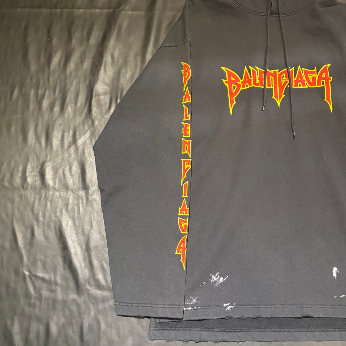 발렌시아가 로고 후드티 상품이미지7