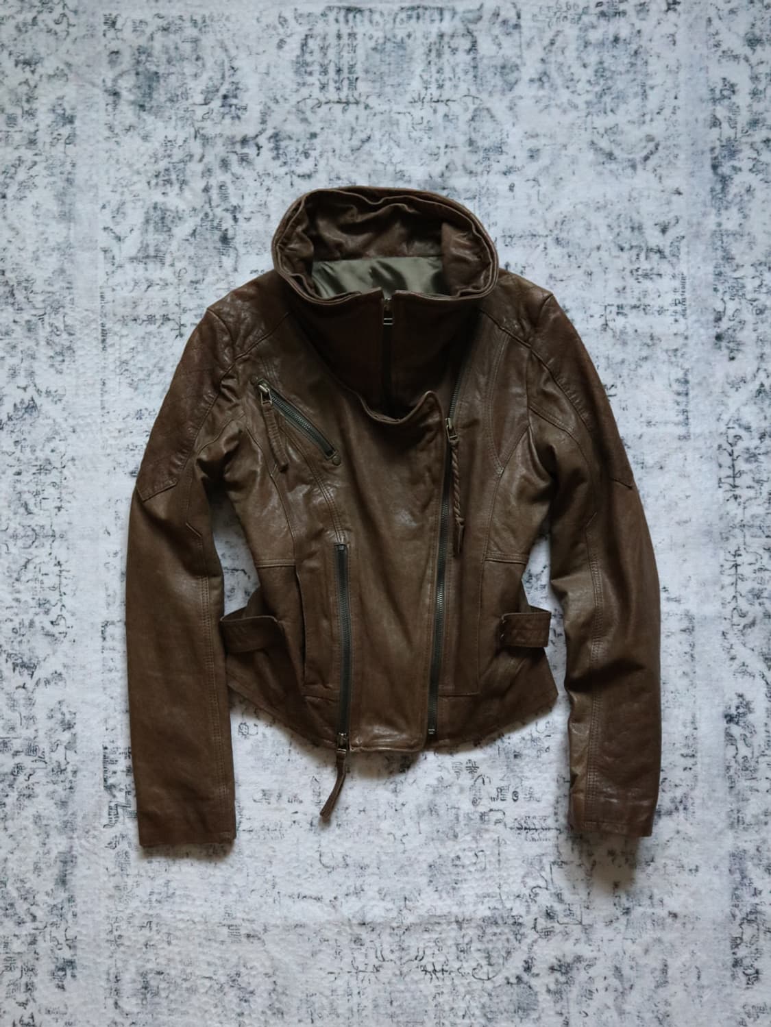 italian lambs skin leather jacket 상품이미지1