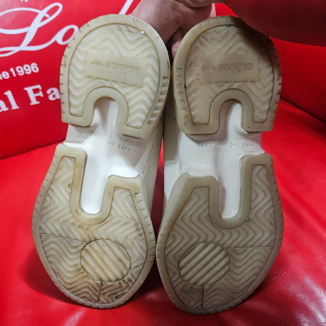 OAMC x 아디다스오리지널 TYPE-2L 오프화이트 가죽 스니커즈 상품이미지6