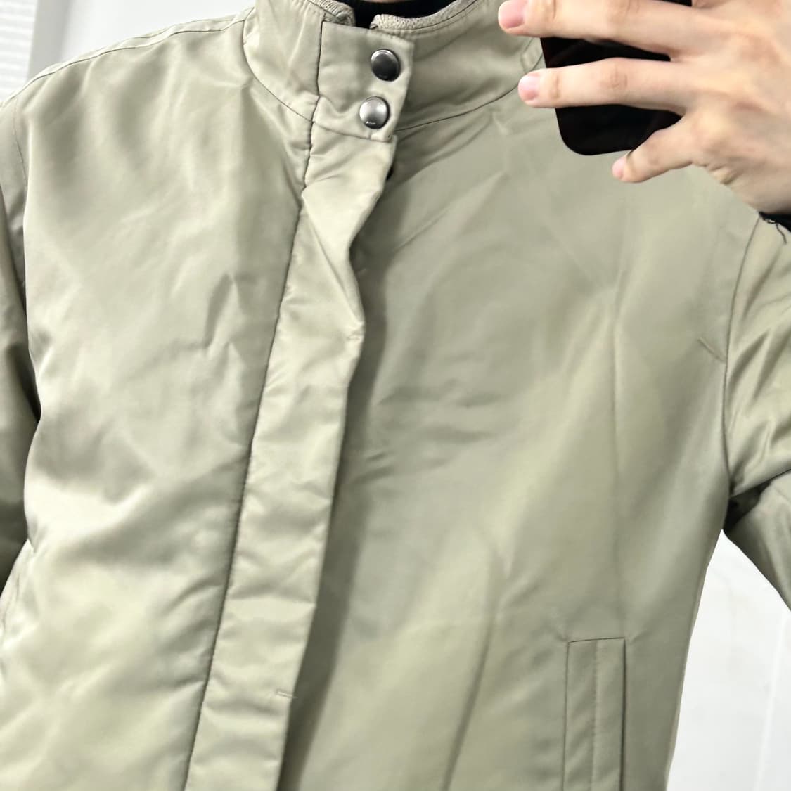 휴고보스 하이넥 나일론 자켓 상품이미지3