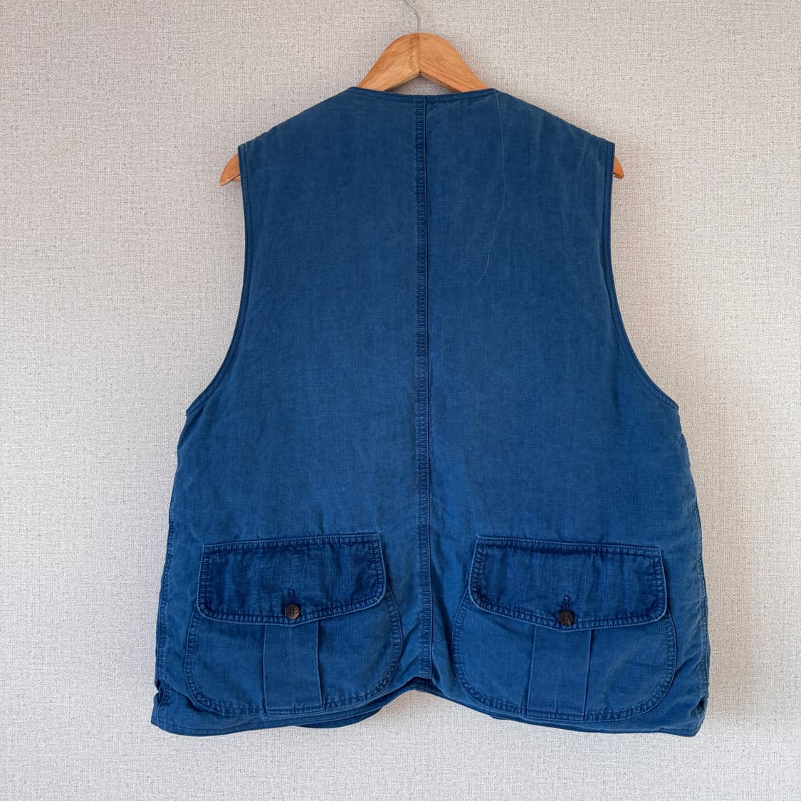 3) Visvim GUSTO DOWN VEST INDIGO 상품이미지4