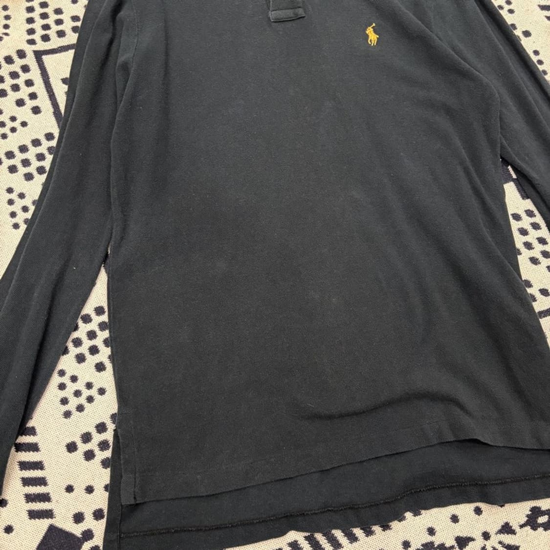 폴로 랄프로렌 커스텀핏 네이비 긴팔카라티 M P00015 상품이미지5