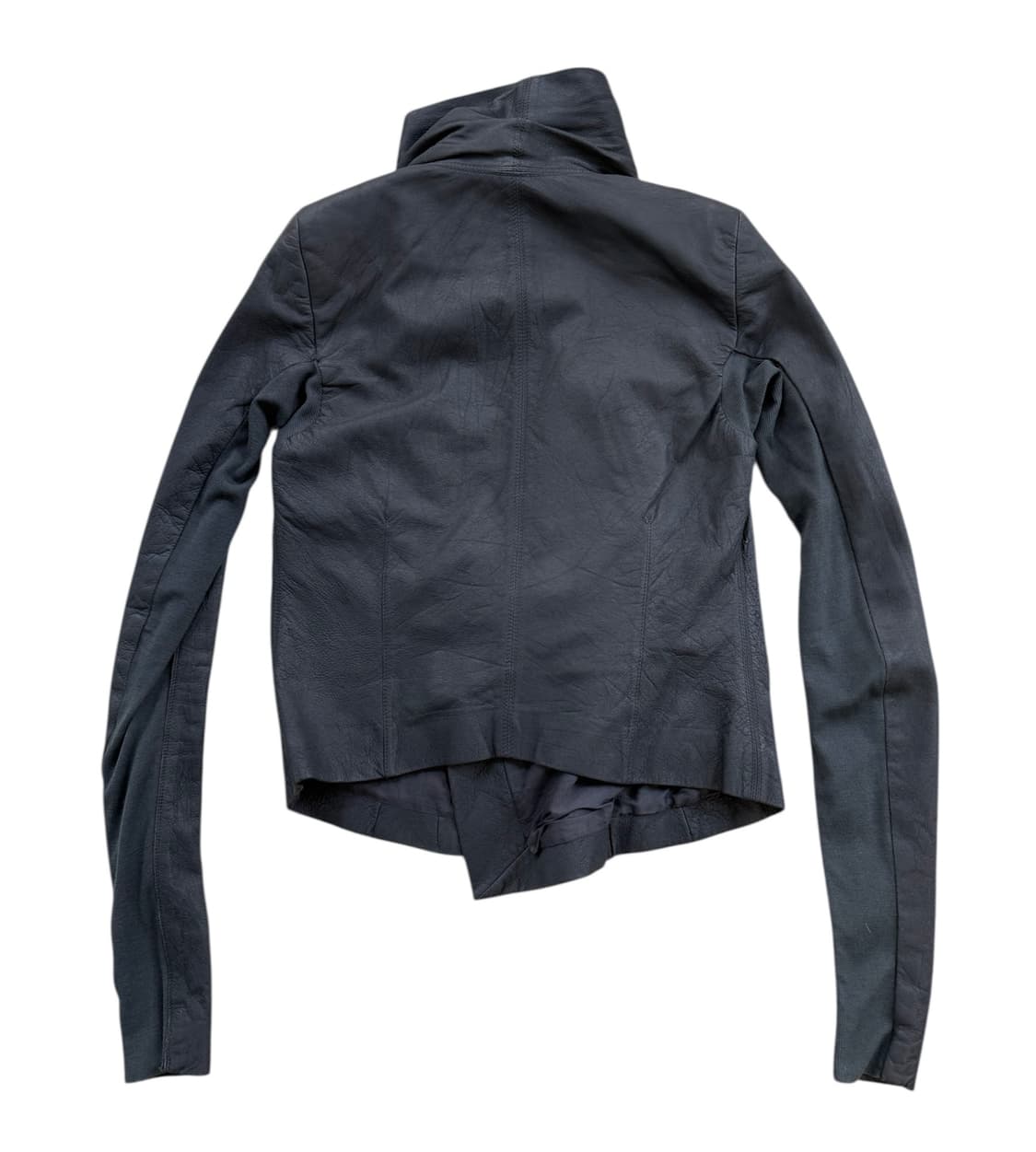 릭오웬스 램스킨 하이넥 레더 자켓 상품이미지4