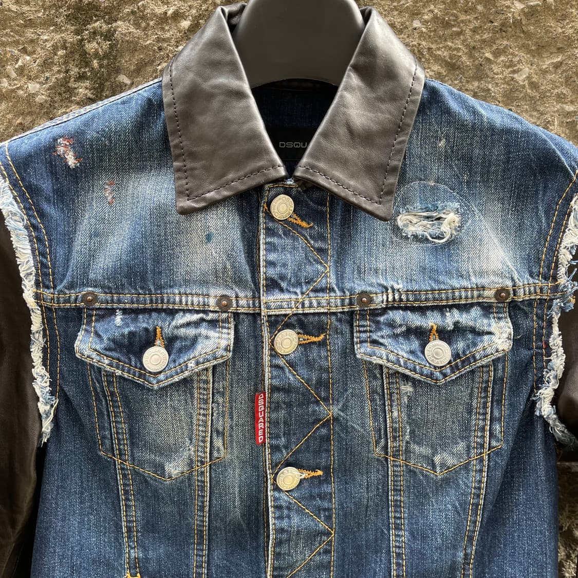 [44] DSQUARED2 2012 데님/레더 자켓 상품이미지7
