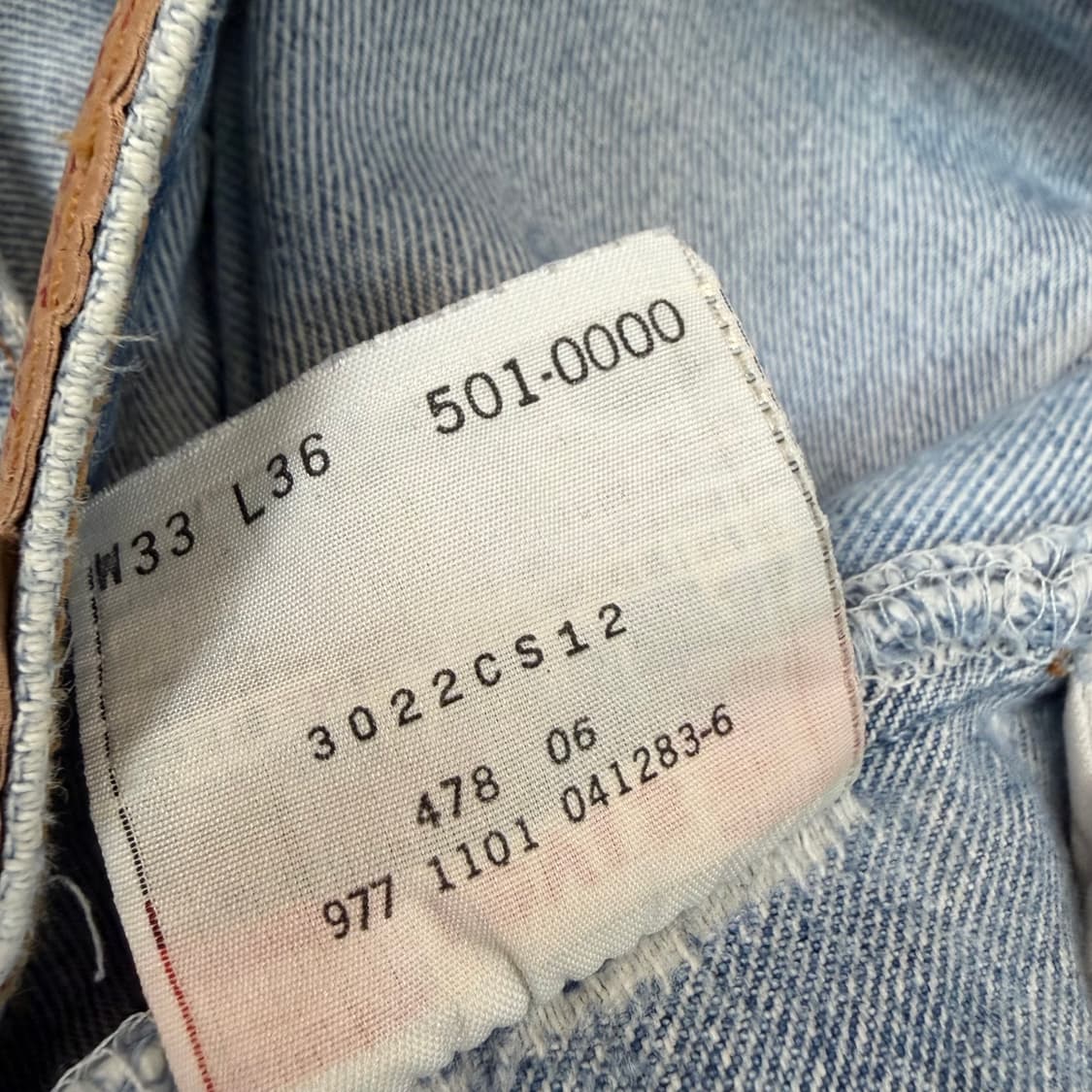 90s levis made in usa 리바이스 빈티지 데님  상품이미지5