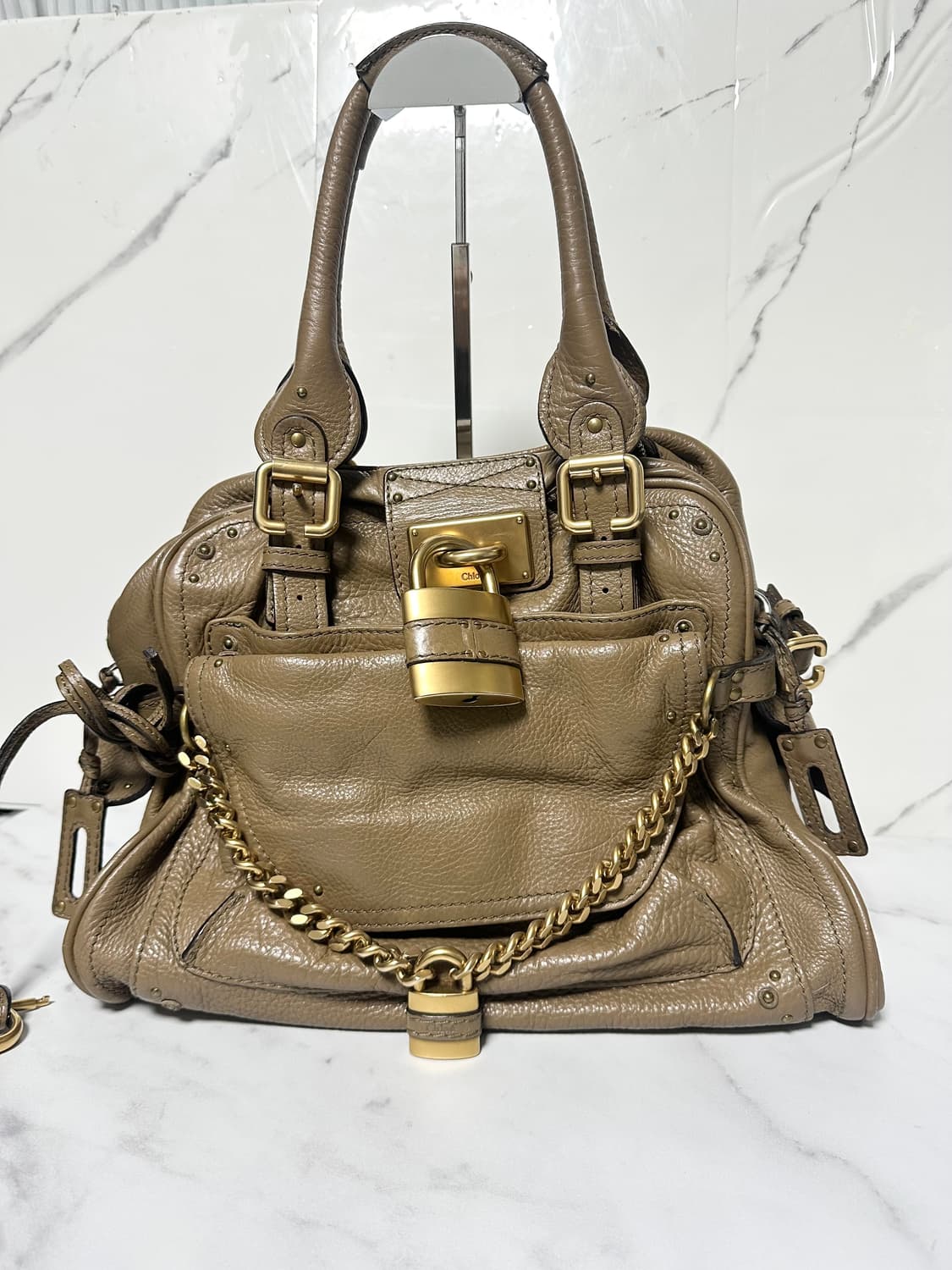 [A+ 정품] 끌로에 패딩턴백 브라운 라지 상품이미지7