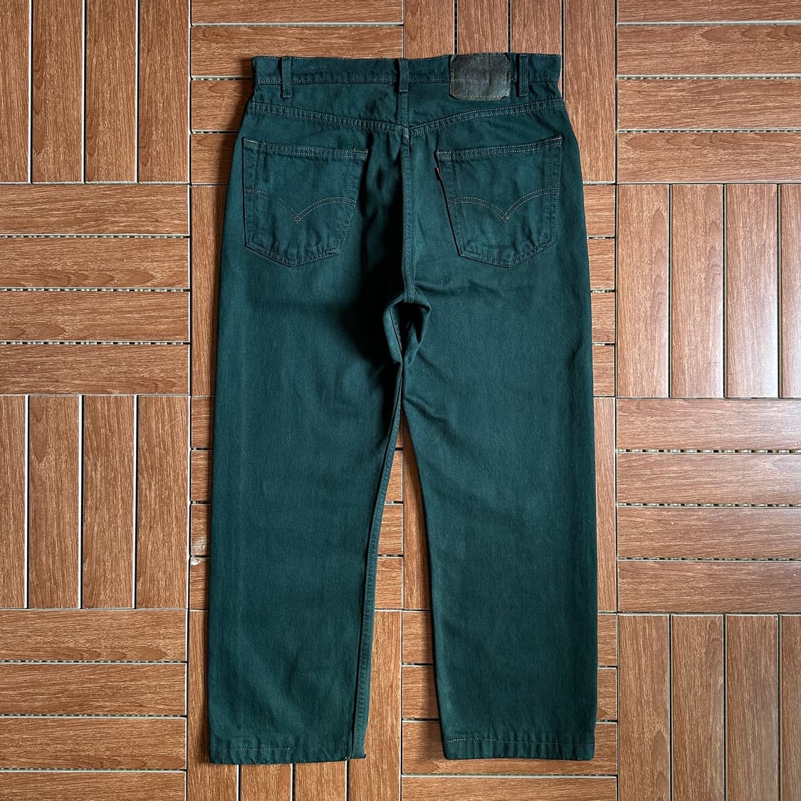 90‘s Levi’s 505 post dyeing cotton pants 상품이미지2