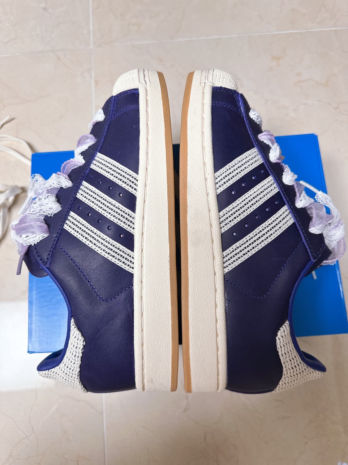 아디다스 슈퍼스타 퍼플 235 (새상품)   상품이미지6