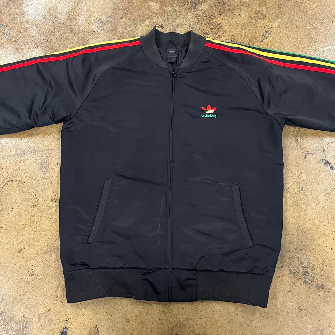 [정품/95] 아디다스 블랙 삼선 트랙 자켓 져지 b18 상품이미지3