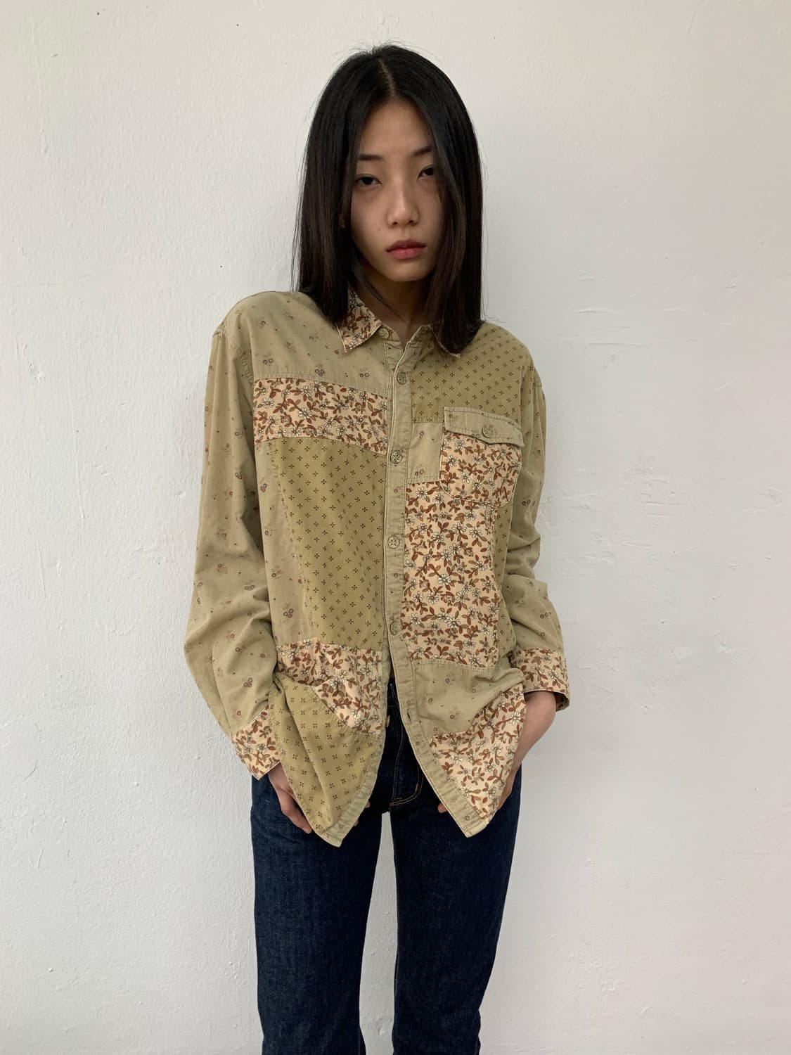 Patchwork shirt 상품이미지3